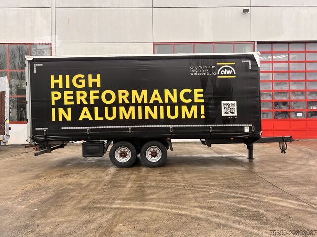 Otwarta przyczepa z plandeką Fliegl TPS135 13,5 t Tandemplanenanhänger, neuwertig