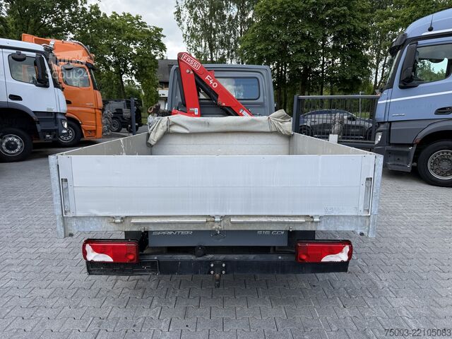 Kamion sa kranom furgon Mercedes-Benz Sprinter 516 Kran Fassi F40