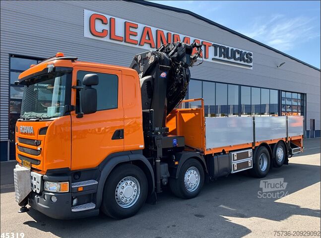 Kranwagen Scania G 450 Euro 6 HMF 60 Tonmeter laadkraan + Fly-Jib