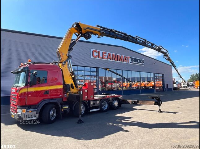 Standard-SZM Scania G 480 8x2 Fassi 95 Tonmeter ladkraan + Fly-Jib