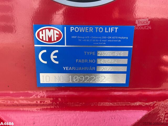 Kraan HMF 23 Tonmeter laadkraan NEW & UNUSED!