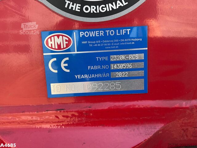 Kraan HMF 23 Tonmeter laadkraan NEW & UNUSED!