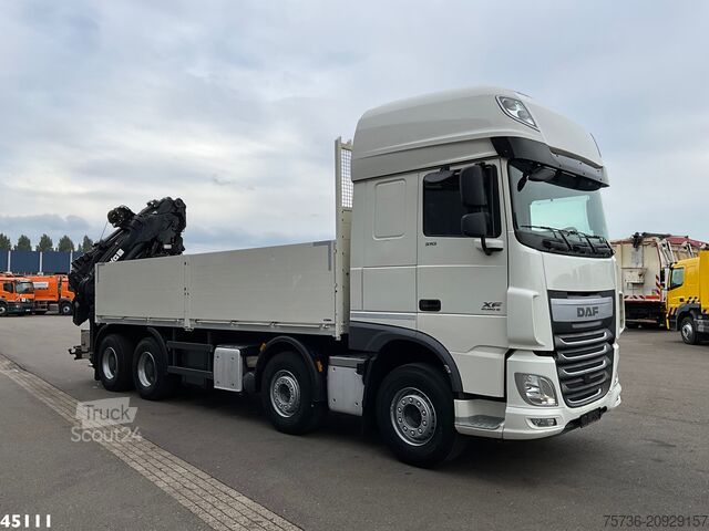 Kranbil DAF FAD XF 510 Euro 6 Intarder MKG 29 Tonmeter laad...