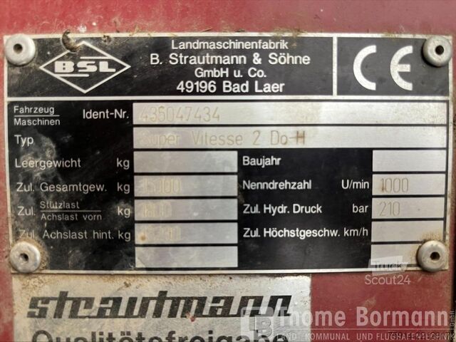 Przyczepa zbierająca Strautmann Super Vitesse 2 Do-H