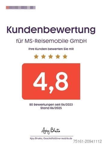 Teilintegriertes Wohnmobil WEINSBERG CARACOMPACT 600 MEG PEPPER / 8G. - AUTOMATIK