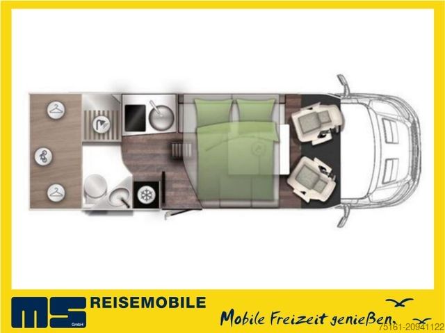 Autorulotă semi-integrată FORSTER T 639 LF /-2026- / 165 PS-8G / HUBBETT & RAUMBAD