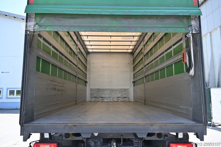 Platós teherautó ponyvával Volvo FM460  6x4 X-Track HD Allrad E6 LBW AHK Lenkachse