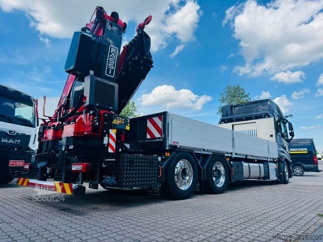 Lastbilmonteret kran VOLVO FH 540 6x2 Container Fassi F545 Heck 360° 100%