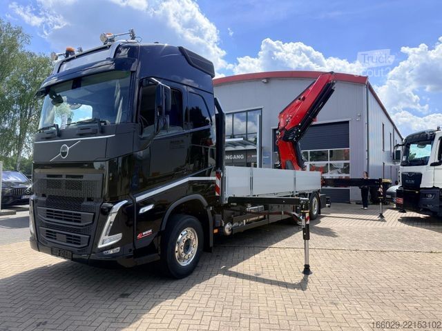 Ladbil med lad VOLVO FH 540 6x2 Container Fassi F545 Heck 360° 100%