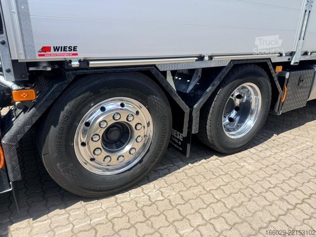 Ladbil med lad VOLVO FH 540 6x2 Container Fassi F545 Heck 360° 100%