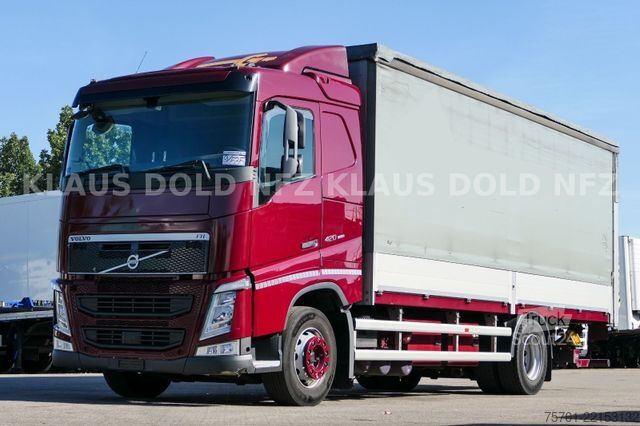 Platós teherautó ponyvával VOLVO FH 420 Pritsche Plane Bordwände Vollluft Euro 6