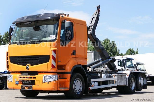 Kroghejselastbil RENAULT Premium Abrollkipper Lift-/Lenkachse Euro 5