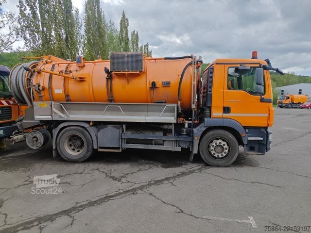 Vákuumtartályos teherautó MAN TGM 18.340 Saugwagen