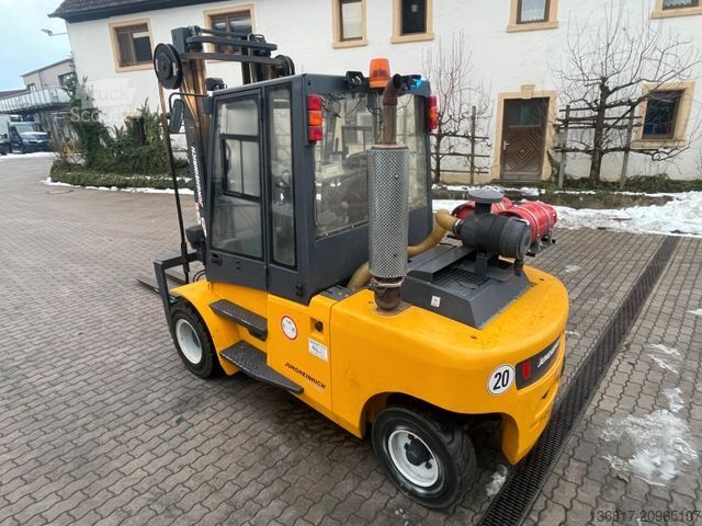 Фронтальний навантажувач вилковий JUNGHEINRICH TFG680 Duplex Gasstapler Seitensch. hydr. Zinken