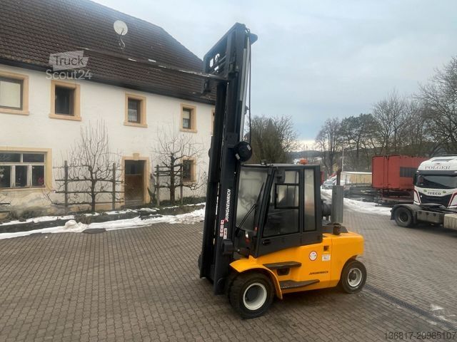 Фронтальний навантажувач вилковий JUNGHEINRICH TFG680 Duplex Gasstapler Seitensch. hydr. Zinken