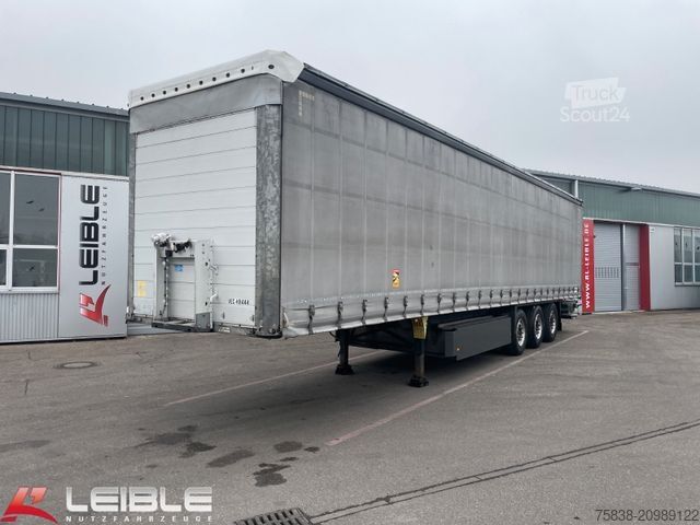 Open oplegger met zeil SCHMITZ CARGOBULL SCS24*LBW Ladebordwand*RSAB*Liftachse