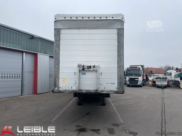 Open oplegger met zeil SCHMITZ CARGOBULL SCS24*LBW Ladebordwand*RSAB*Liftachse