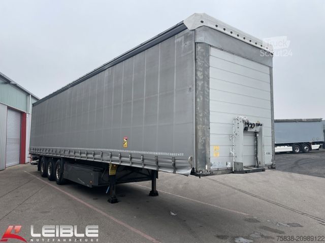 Open oplegger met zeil SCHMITZ CARGOBULL SCS24*LBW Ladebordwand*RSAB*Liftachse
