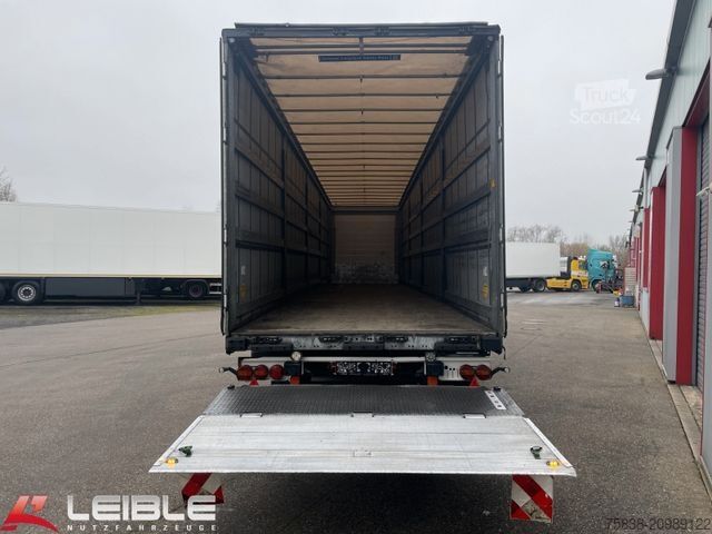 Open oplegger met zeil SCHMITZ CARGOBULL SCS24*LBW Ladebordwand*RSAB*Liftachse