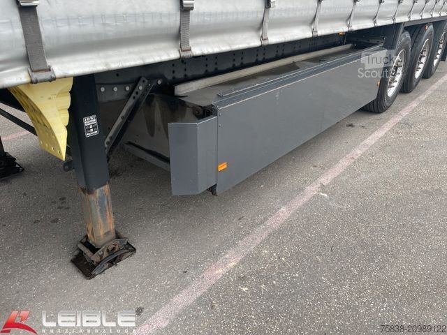 Open oplegger met zeil SCHMITZ CARGOBULL SCS24*LBW Ladebordwand*RSAB*Liftachse