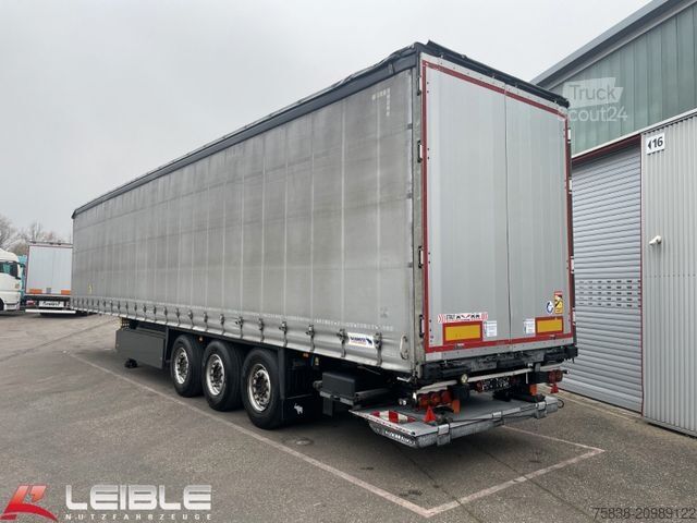 Open oplegger met zeil SCHMITZ CARGOBULL SCS24*LBW Ladebordwand*RSAB*Liftachse