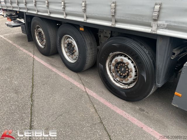 Open oplegger met zeil SCHMITZ CARGOBULL SCS24*LBW Ladebordwand*RSAB*Liftachse