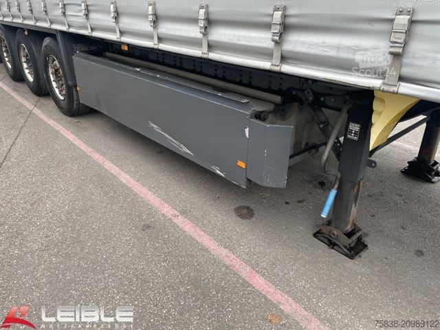 Open oplegger met zeil SCHMITZ CARGOBULL SCS24*LBW Ladebordwand*RSAB*Liftachse