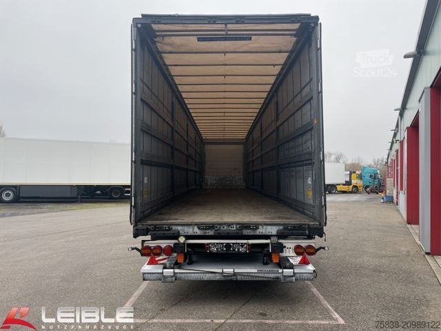 Open oplegger met zeil SCHMITZ CARGOBULL SCS24*LBW Ladebordwand*RSAB*Liftachse