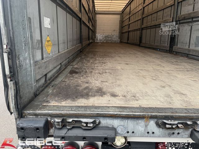 Open oplegger met zeil SCHMITZ CARGOBULL SCS24*LBW Ladebordwand*RSAB*Liftachse