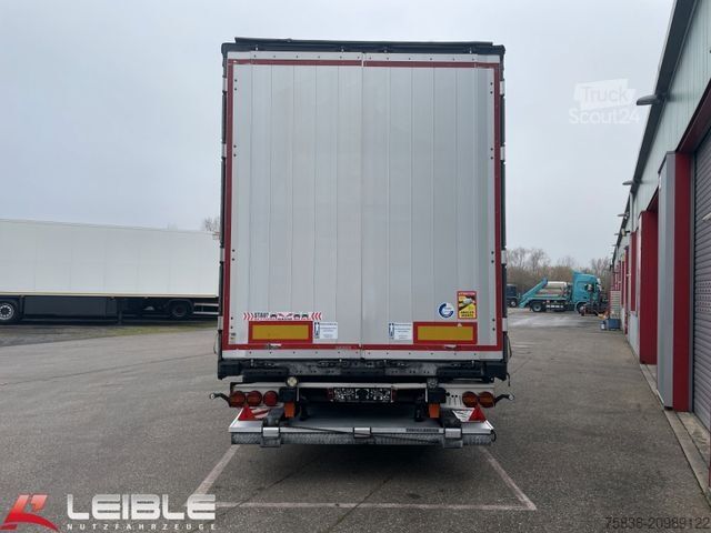 Open oplegger met zeil SCHMITZ CARGOBULL SCS24*LBW Ladebordwand*RSAB*Liftachse