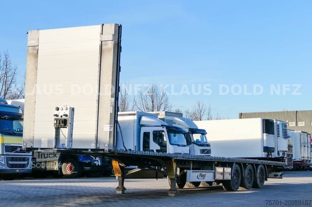 Working platform semitrailer FLIEGL SDS 350 Platto Liftachse SAF-Achsen