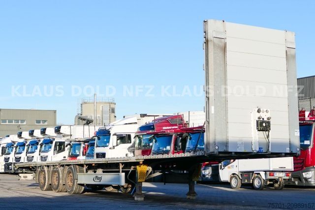 Remorque semi-plateforme de travail FLIEGL SDS 350 Platto Liftachse SAF-Achsen