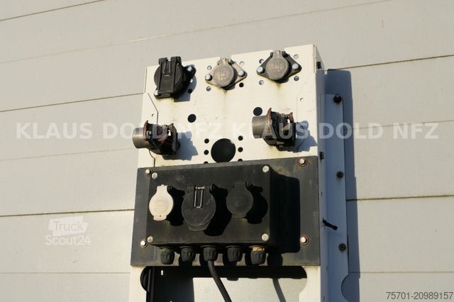Working platform semitrailer FLIEGL SDS 350 Platto Liftachse SAF-Achsen