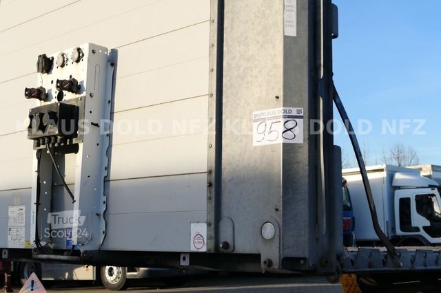 Working platform semitrailer FLIEGL SDS 350 Platto Liftachse SAF-Achsen