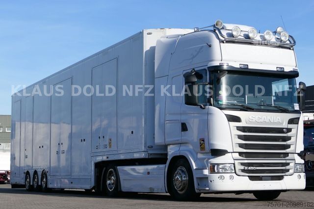 Camion porte-voitures SCANIA R450 TopLine Autotransp. Kässbohrer