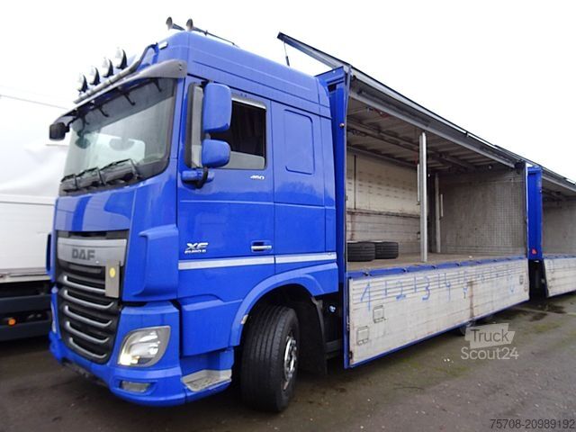 Camion de boissons DAF XF 460*kpl Zug*2x 7,7m Schwenkwand*2x LBW*MX Ret