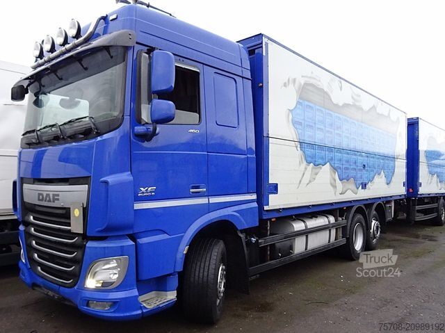 Camion de boissons DAF XF 460*kpl Zug*2x 7,7m Schwenkwand*2x LBW*MX Ret