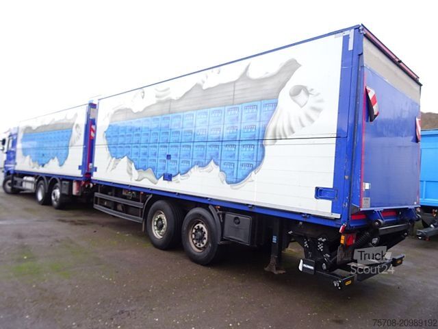 Camion de boissons DAF XF 460*kpl Zug*2x 7,7m Schwenkwand*2x LBW*MX Ret