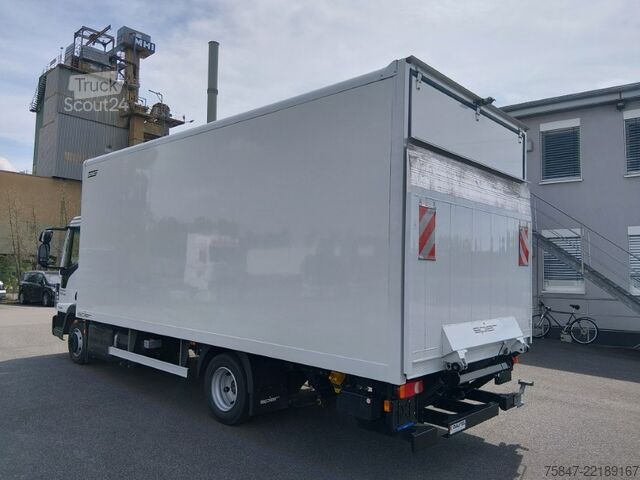 Samochód ciężarowy typu furgon Iveco EuroCargo ML 75 E 19/P LBW Türe im Koffe