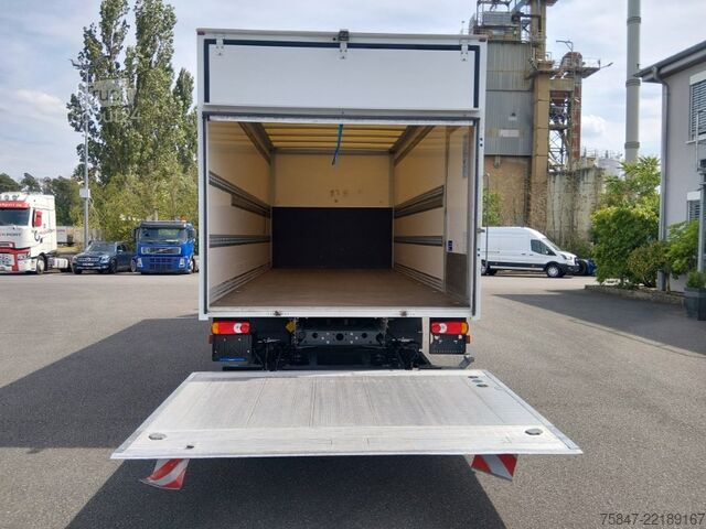Samochód ciężarowy typu furgon Iveco EuroCargo ML 75 E 19/P LBW Türe im Koffe