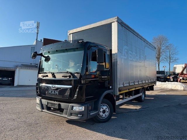 Camion plateau avec bâche MAN TGL 8.220 4x2 BL ¤6D 8,6to. Schalter A/C LBW