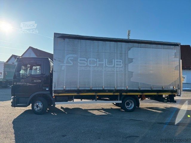Camion plateau avec bâche MAN TGL 8.220 4x2 BL ¤6D 8,6to. Schalter A/C LBW