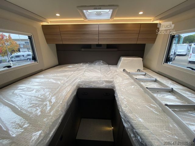 Camping-car semi-intégré BÜRSTNER B66 TD 690 *Hubbett*Automatik*Markise*Lithium*