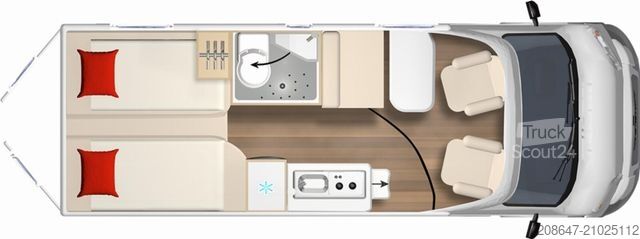 Camping-car BÜRSTNER Eliseo C 642 *Schlafdach*Solar*AHK*Markise*