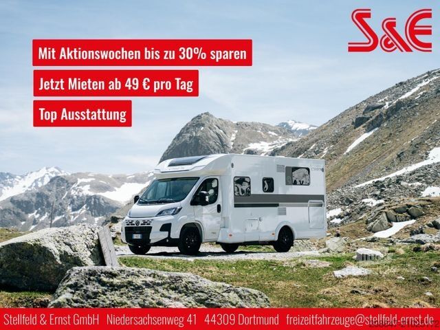 Half-integraal camper BÜRSTNER Lyseo TD 744 *Automatik*Solar*4.250 kg*Markise*