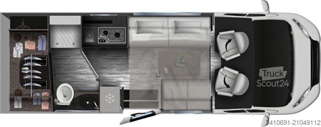 Camping-car semi-intégré MOBILVETTA Kea Kompakt 55 FREI KONFIGURIERBAR!