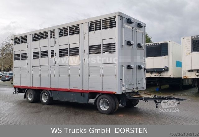 Remorque de transport de chevaux  KABA 3 Stock  Hubdach Viehanhänger