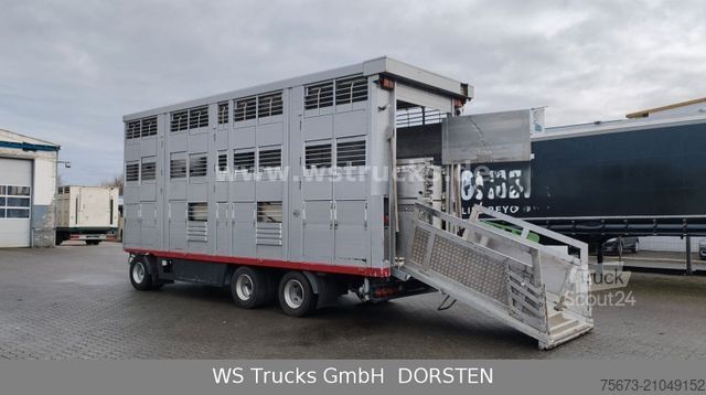 Remorque de transport de chevaux  KABA 3 Stock  Hubdach Viehanhänger