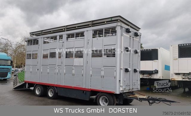 Remorque de transport de chevaux  KABA 3 Stock  Hubdach Viehanhänger