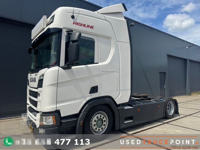 Standard-SZM Scania R410 / Retarder / Drivable / 2 Tanks / NL Truck